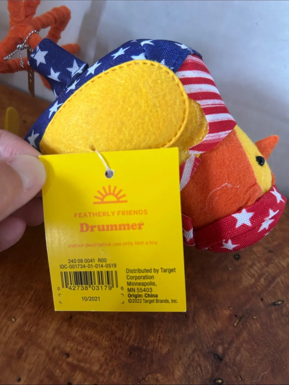 NWT Target Featherly Friends Patriotic Chick Birds Star and Drummer